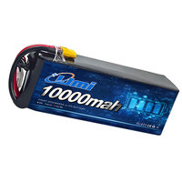 Baterai Drone Quadcopter Log kehidupan rata-rata Lipo 22000mah 7600mah 7.4 V 2 sel 25c