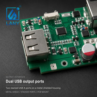 Carte de commande pour vêtements chauffants avec entrée batterie à bornes à vis, conception et assemblage personnalisés de circuits imprimés PCBA