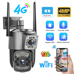 Caméra IP Wifi 4G V380Pro 4MP <span class=keywords><strong>2K</strong></span> PTZ à double objectif avec zoom 10X, caméra de sécurité extérieure sans fil, vision nocturne, surveillance CCTV - Product Image 1