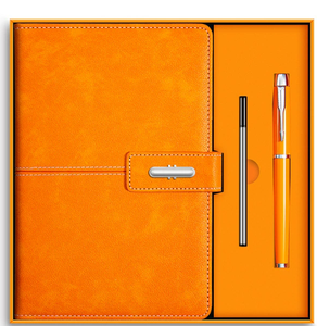 Promotional A5 Stationery <b>Set</b> with Leather Cover <b>Notebook</b> Journal and Pen Gift <b>Set</b> - Product Image 6
