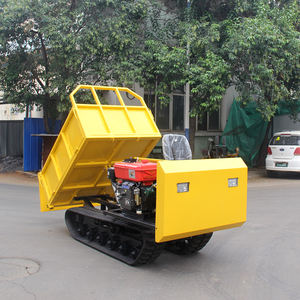 Dump Truck Crawler Rubber Track dengan Wood Grapple Boom - Product Image 3