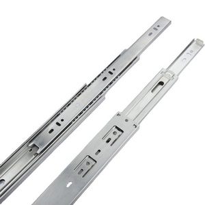 Modern 45mm Full Extension 3 Fold Telescopic Drawer Slide <b>Hardware</b> Furniture for <b>Kitchen</b> Bathroom & Bedroom Cabinets - Product Image 3