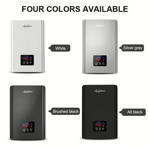 Calentador eléctrico de agua sin tanque Digital hecho en China Pantalla de alta resolución para duchas de edificios de oficinas LED Plástico duradero - Product Image 2