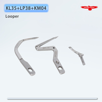 KL35 + LP38 + KM04 Kit de bouclage inférieur et supérieur pour Siruba 757, JACK JK-795, E3 Machine à coudre surjeteuse à 5 fils (pour tissus épais)
