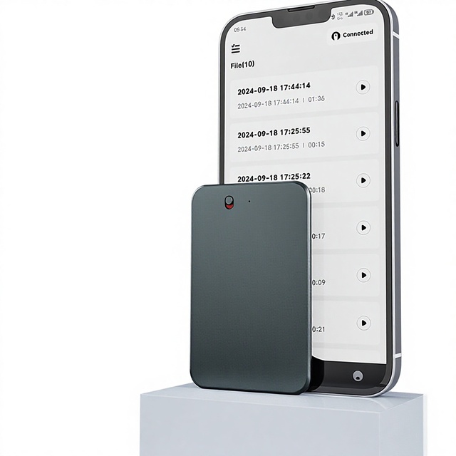 New A3 One-Button Smart Voice Recorder AI ChatGPT Translation Transcription Multi-Language APP Aluminum Alloy Magnetic Suction