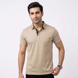 Men's Athletic Short Sleeve Polo <b>Shirts</b> Casual Moisture Wicking Golf <b>Shirts</b> <b>Collared</b> Solid Custom LOGO <b>T</b> <b>Shirts</b> With Pocket - Product Image 1