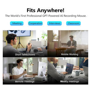เมาส์ไร้สาย Cheerdots 2 AI - เมาส์อากาศ BT ChatGPT พร้อมฟังก์ชันบันทึกและสรุปข้อมูล ใช้งานร่วมกับพีซี/แล็ปท็อปได้ - Product Image 3