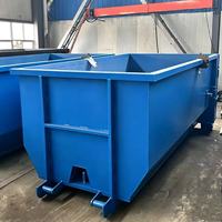 Conteneur à déchets Q235 sur mesure, fourni par l'usine, utilisé pour le traitement des déchets industriels