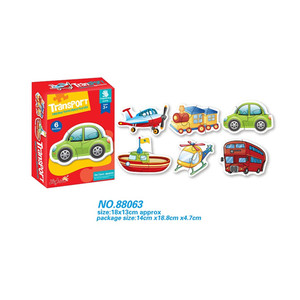 Loạt Xe 6 Trong Một Hộp Ghép Hình Ghép Hình Phù Hợp Đồ Chơi Tự Lắp Ráp Cho Trẻ Em Trẻ Em Cải Thiện Trò Chơi Thử Thách - Product Image 3