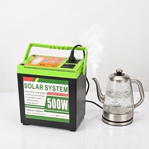 Station d'alimentation portable à batterie LiFePO4 haute capacité, générateur solaire 300W 500W 1000W pour le camping et la sauvegarde à domicile - Product Image 1