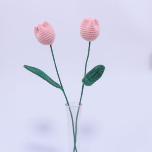 Venta al por mayor hecho a mano tulipán flor artificial Durable multicolor ganchillo para <span class=keywords><strong>Hotel</strong></span> hogar Navidad Acción <span class=keywords><strong>de</strong></span> Gracias Día <span class=keywords><strong>de</strong></span> la madre - Product Image 6
