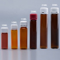 Flacon en plastique pour médicaments liquides oraux de 10 ml, 15 ml, 20 ml, 25 ml, 30 ml, 1 oz avec couvercle inviolable