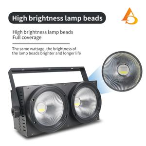 Éclairage de scène professionnel, projecteur LED à 2 yeux pour public, 200W, projecteur COB - Product Image 2