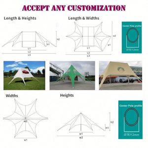 Carpa de Toldo Plegable Grande Personalizada para Ferias Comerciales, Impermeable, para Eventos en Interiores/Exteriores, Lanzamiento de Productos - Product Image 6