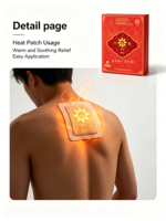 Patch chauffant auto-adhésif longue durée (8-12 heures) pour soulager la douleur de l'arthrite et améliorer la circulation sanguine