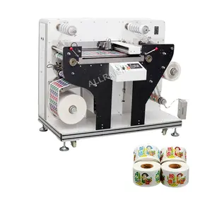 Automatic Roll To Roll Digital Sticker Die Cut Cutter Rotary Adhesive Label Lamination Die Cutting and Slitting Machine Price