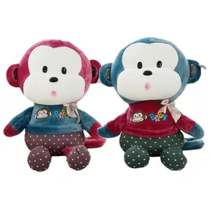 Wholesale High Quality Plush Monkey Stuffed Animal Toys Custom Kids Cute Soft Monkey Plush Toy