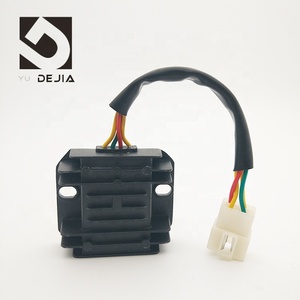 Rectificador Regulador Universal de Aluminio Negro de 12V, 4 Cables y 8 Polos DEJIA de Bajo <span class=keywords><strong>Precio</strong></span>, Calidad Clase A para <span class=keywords><strong>Yamaha</strong></span> <span class=keywords><strong>R1</strong></span>/Zongshen Lifan 1 - Product Image 3