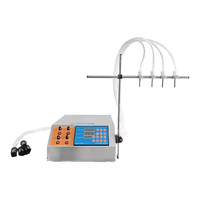 Machine de remplissage de liquides semi-automatique à 4 têtes MH-YTDP4 pour parfum liquide, eau, jus, huile essentielle