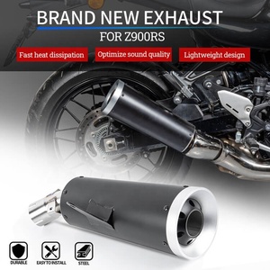XXUN Moto Modification Hors Route Voiture De Sport Son Grenade Tuyau D'échappement Calibre pour <span class=keywords><strong>Kawasaki</strong></span> Z900RS Z900 <span class=keywords><strong>RS</strong></span> <span class=keywords><strong>Z</strong></span>-900RS 2018-2023 - Product Image 2