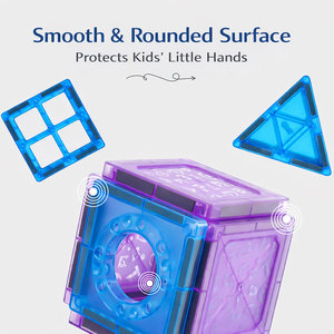 Jouets éducatifs, tuiles magnétiques Frozen, château de princesse, construction, jouets STEM pour filles et garçons, cadeaux d'anniversaire - Product Image 1