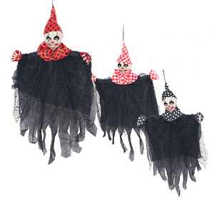 Novedad 2026: Decoración para Fiesta de Halloween en Casa - Accesorios de Fantasma de Payaso de Circo Espeluznante con Puntos, Adorno Colgante de Fantasma de Payaso Aterrador para Halloween - Product Image 6