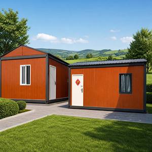 Casas Contenedor Prefabricadas Modulares, Personalizadas, <span class=keywords><strong>de</strong></span> Panel Sándwich <span class=keywords><strong>de</strong></span> Lana <span class=keywords><strong>de</strong></span> <span class=keywords><strong>Roca</strong></span>, Casa Contenedor <span class=keywords><strong>de</strong></span> 2 Dormitorios - Product Image 1