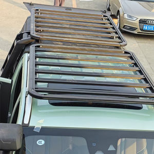 Hiçbir sondaj alüminyum alaşım Hardtop kamyonet gölgelik eşleşen evrensel aksesuarları katlanır merdiven çatı platformu bagaj rafı - Product Image 4