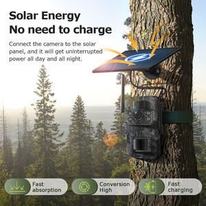 Caméra de surveillance solaire Ubox Pro avec télécommande 4G, batterie, audio bidirectionnel, <span class=keywords><strong>cloud</strong></span>, détection de mouvement PIR, vision nocturne claire - Product Image 2