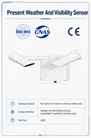 Capteur de visibilité météo environnementale haute précision pour brouillard et faible visibilité, portée 30 km, surveillance toutes conditions météorologiques