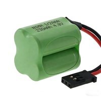 Pack de batteries rechargeables Ni-MH 4,8 V 230 mAh 1/2 AAA pour voitures de course jouets