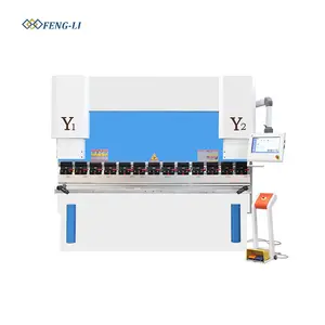 250T/6000 CNC kontrolör 4-8 eksen DA69T hidrolik makas pres Metal çelik levha bükme makinesi