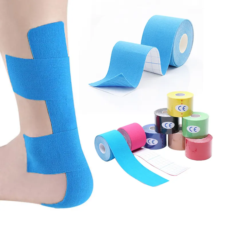 Custom knee medical 10cm athletic bulk Elastic Muscle Physio Tape sports waterproof KT Kinesiotape precut kinesiology tape 5cm