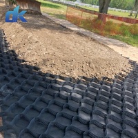 Mur de soutènement en géocell HDPE pour la protection et l'aménagement paysager, grille alvéolaire, pavés en béton pour gazon, géocell pour allée