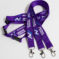Lanière en polyester sérigraphiée détachable, lanière personnalisée avec logo, série sportive