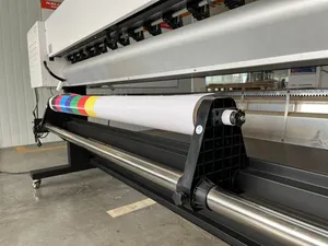 Canvas Drukmachine Vinyl Plotter Yinstar 36Inch Kleurstof Sublimatie Printer Print Sticker Eco-Solvent En Sublimatie Printer