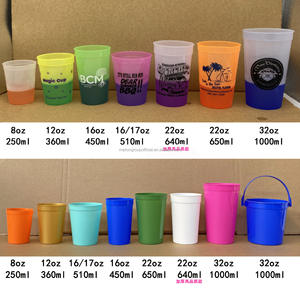 Customized Logo 16oz Wedding Plastic Stadium <b>Cups</b> Soccer Ball <b>Cup</b> 12oz Party <b>Cups</b> with Frosted PP Material - Product Image 2