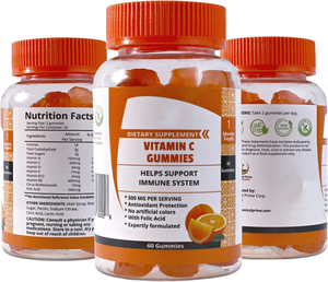 Gommes multivitamines à la vitamine C prix d'usine OEM Produits de santé Blanchiment de la peau Compléments éclaircissants - Product Image 5