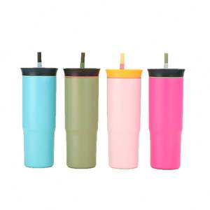 Botella de Acero Inoxidable Más Vendida, Taza con Logotipo Personalizado, con Pajita, Apta para Exteriores - Product Image 6