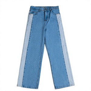 Pantalones Vaqueros de Algodón Orgánico para Mujer, Cintura Media, Tejido Transpirable, Estilo Urbano, Detalle de Cinturón, Diseño Liso - Product Image 1