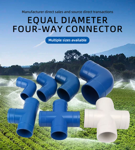 Raccordi a Gomito a Quattro Vie, Connettori Durevoli per Impianti Idrici a Diametro Uguale - Product Image 3