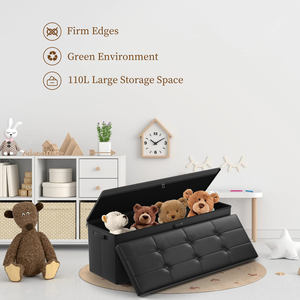 Yeni oturma odası yatak odası tabure depolamalı tabure depolama osmanlı - Product Image 6