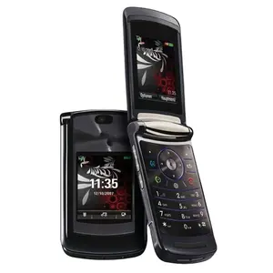 Hot Selling Unlocked Cheap Classic GSM Flip Mobile Phone V9 black and coffee