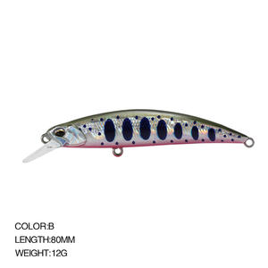 Leurre de pêche en gros 12g 80mm leurre méné coulant appât dur Isca artificiel Wobbler Bass appât de pêche 80S - Product Image 3