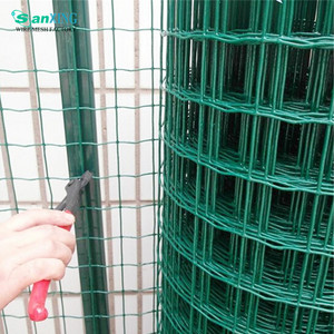 Green PVC Coated Holland Fence Welded <b>Mesh</b> for Farm Garden Boundary Protection - Product Image 4