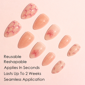 Handmade Salon Acrylic Short Press on Nails <strong>French</strong> Wholesale High Quality 24 pcs Nail Press on <strong>Manicure</strong> <strong>set</strong> Includes Nail Glue - Product Image 6