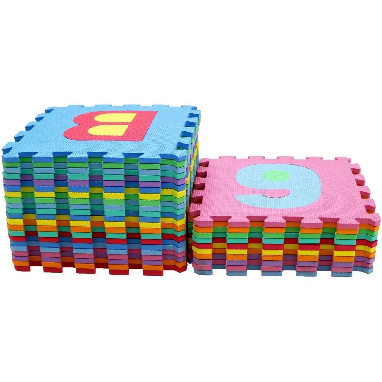 ABC 123 Number Interlocking EVA Foam Alphabet Jigsaw Puzzle Kids Baby Play Crawl Mat Playmat Baby Play Mat for Kids Baby Child