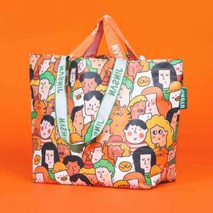 Promotional Bags Customized Reusable Woven Shopping Bag with Custom Logo for Concert Promotion Shopping Bag - Product Image 6