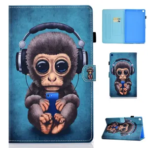 SM T510 di Caso per Samsung Galaxy Tab 10.1 "2019 SM T510 SMT515 Funda Copertura Tablet Basamento Shell Capa coque Scimmia Caso Tablet