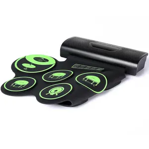 Tappetino per batteria digitale di alta qualità per grancassa elettrica Roll Up per batteria